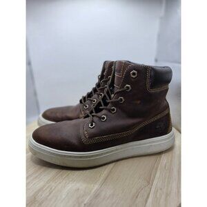 Womens Timberland Londyn 6” Boots Sz 8 Used Brown Leather A1ITY A1746